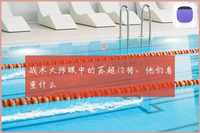 战术大师眼中的苏超门将，他们看重什么